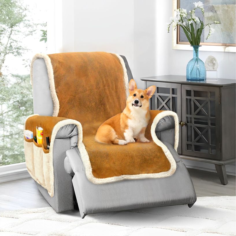 Faux Leather Sofa Cover