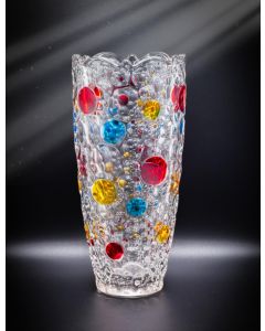 Bohemian Style Hand Painted Flower Vase
