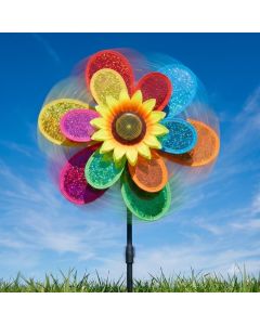  Rainbow Petal Windmill 