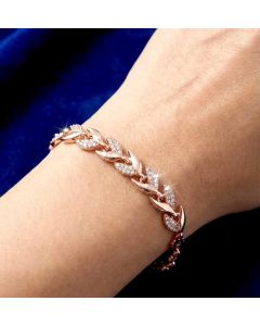 Pave Link Chain Bracelet