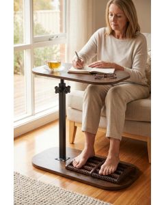 Table With Wooden  Foot Massager