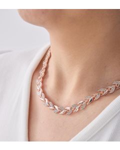 Pave Link Chain Necklace