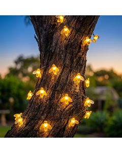 Bee Fairy Lights 20  Pack - Warm  White LED