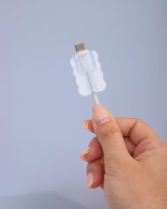 Clear Cable Protectors Set of 10