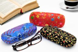 Silk Fabric Glasses Case