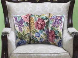 Tapestry Back Support Cushion