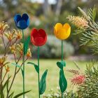 Tulip Garden  Stakes Set of 3