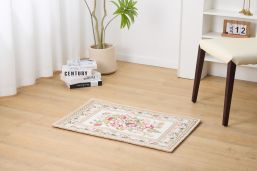 Elegant Floral Floor Mat