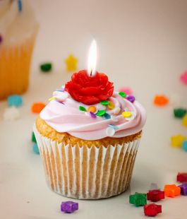 Mini Scented Rose Candles - 6pcs