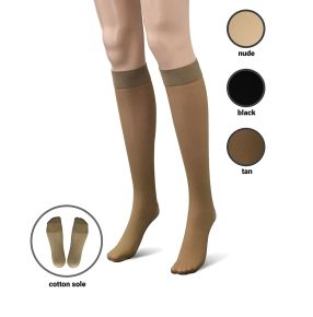 
Knee high with cotton Sole 
