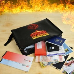 A4 size Fire & Waterproof Document Bag
