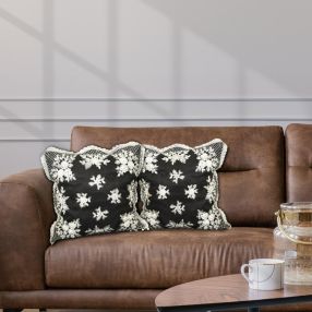 Handmade Beads & Sequins Cushion Cover