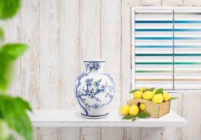 Blue & White Porcelain Vase