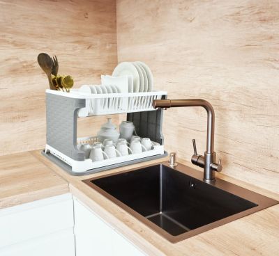 Double Tier Dish Rack