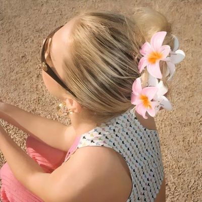 Flower Claw Clip Set of 3