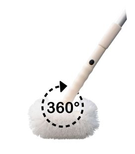 360 degree rotating cleaning brush