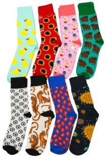 Fun & Fab Men's Socks (8 Pairs)