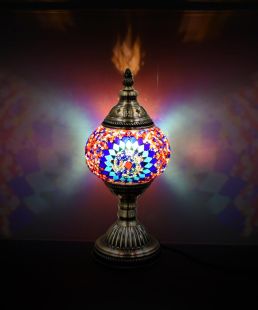 Mosaic Glass Desk Lamp