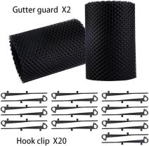 Gutter Guard 2rolls & 20 Attaching Clips.